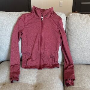 Under Armour Maroon Full-Zip Jacket